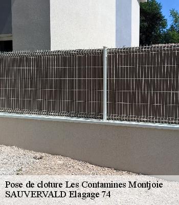 Pose de cloture