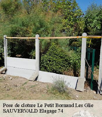 Pose de cloture