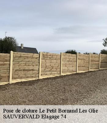 Pose de cloture