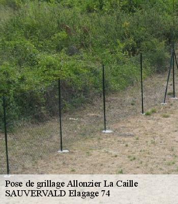 Pose de grillage