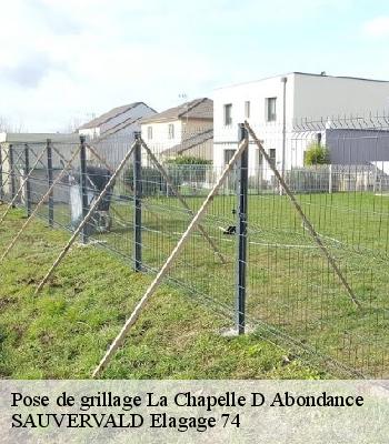 Pose de grillage