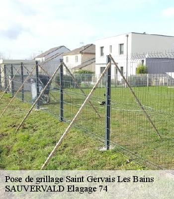 Pose de grillage
