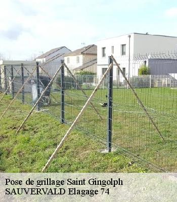 Pose de grillage