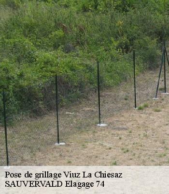 Pose de grillage