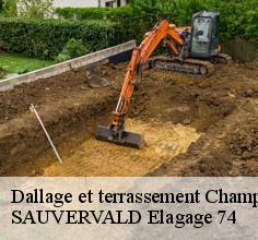 Dallage et terrassement