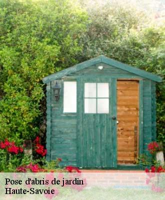 Pose d'abris de jardin