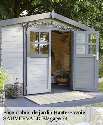 Pose d'abris de jardin