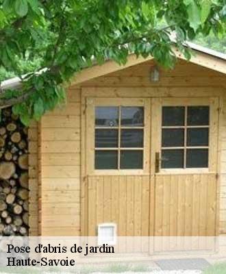 Pose d'abris de jardin