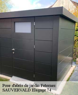 Pose d'abris de jardin
