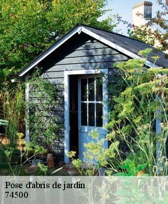 Pose d'abris de jardin