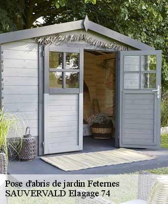 Pose d'abris de jardin
