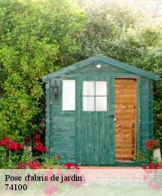 Pose d'abris de jardin