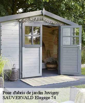 Pose d'abris de jardin