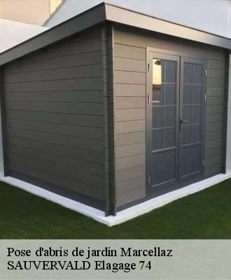 Pose d'abris de jardin
