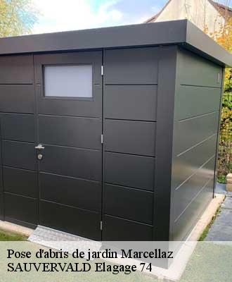 Pose d'abris de jardin
