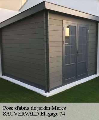 Pose d'abris de jardin