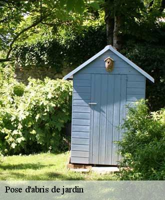 Pose d'abris de jardin