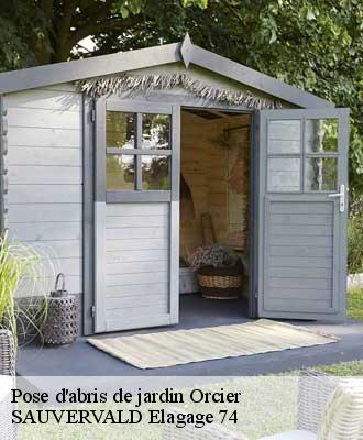 Pose d'abris de jardin