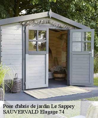 Pose d'abris de jardin