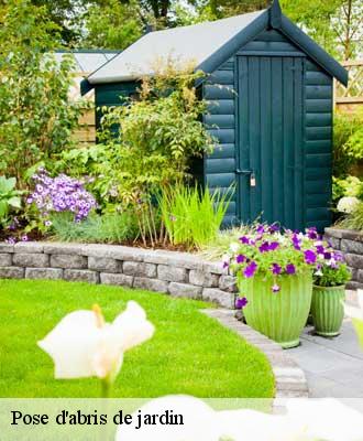 Pose d'abris de jardin