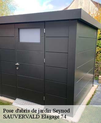 Pose d'abris de jardin