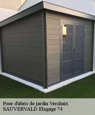 Pose d'abris de jardin