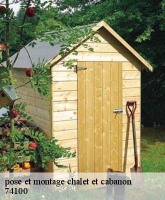 pose et montage chalet et cabanon