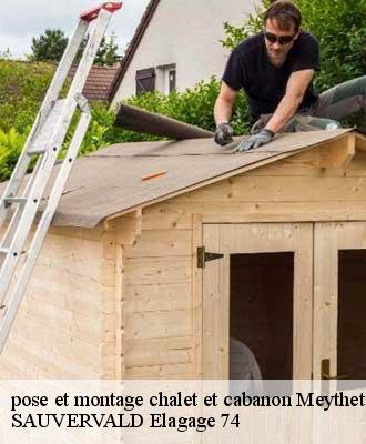 pose et montage chalet et cabanon