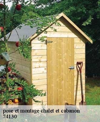 pose et montage chalet et cabanon